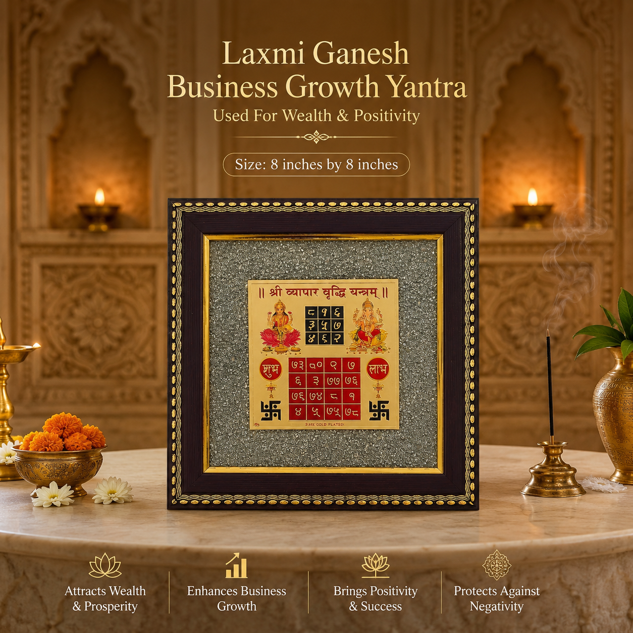 Laxmi Ganesh Business Growth Frame