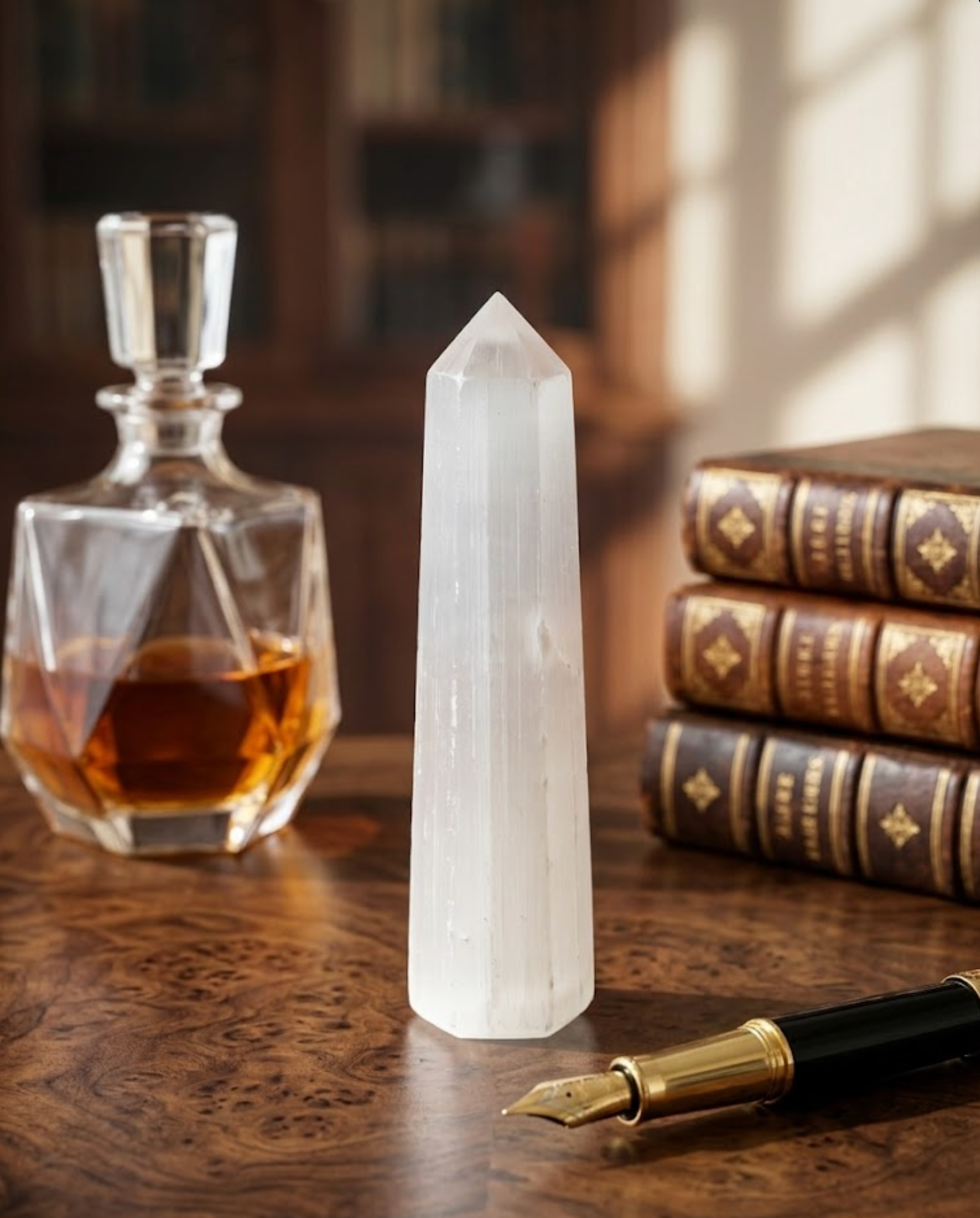 Selenite Crystal Tower (12.65cm)