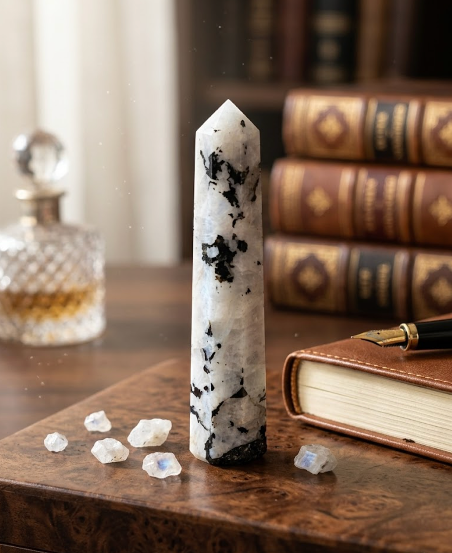 Moonstone Crystal Tower (12.65cm)